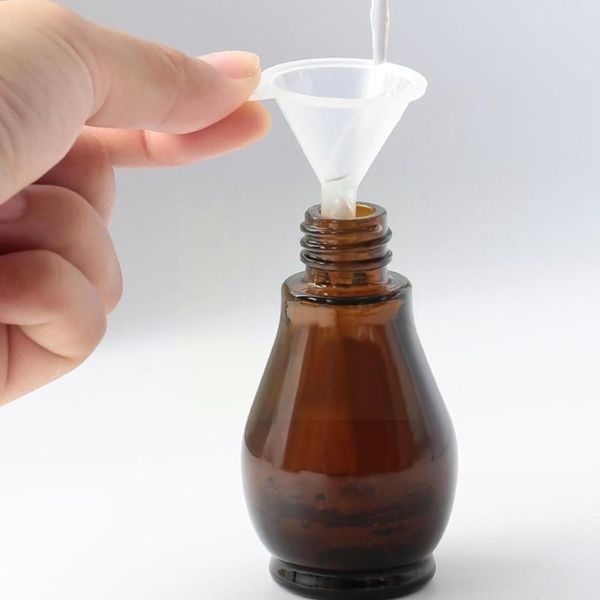 

storage bottles & jars dark brown dropper essential oil bottle lotion trial cosmetic sub-bottle sample glass t6l1