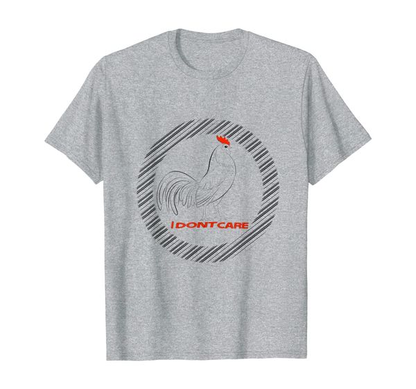 

i dont care about chicken t-shirt, White;black