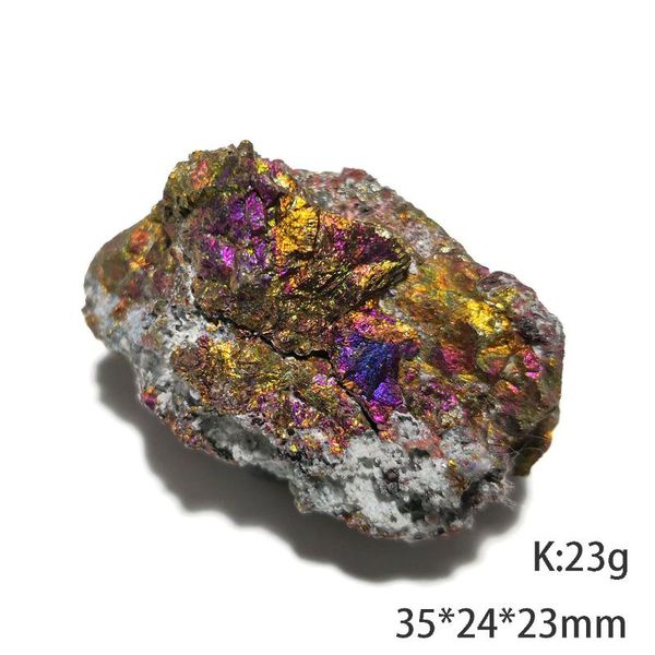 

decorative objects & figurines a1-1 natural chalcopyrite mineral crystal specimen teaching decoration gift collection from hunan province, c