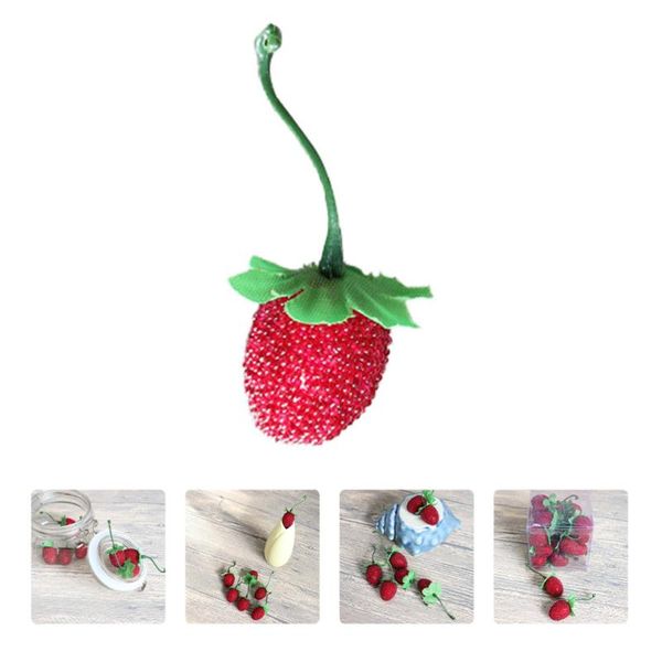 

30pcs artificial strawberry realistic fake strawberries christmas ornament