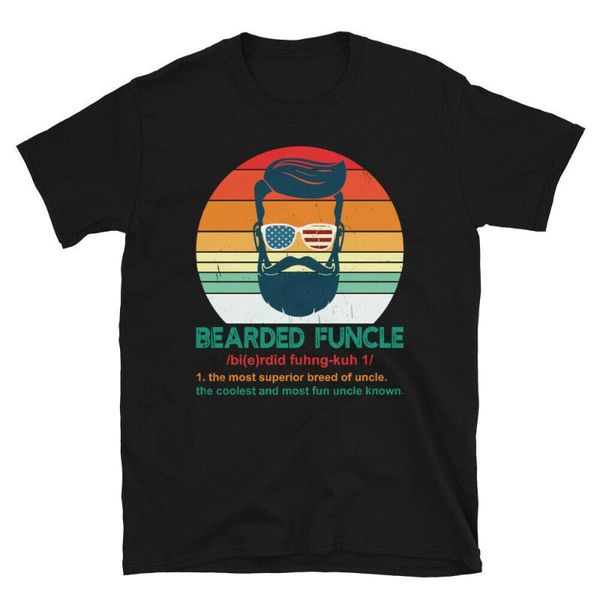 

men's t-shirts bearded funcle funny uncle definition mug gift for, White;black