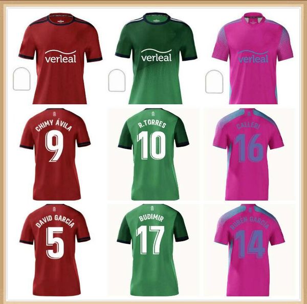

21 22 ca soccer jerseys set ruben garcia r.torres chimy avila football shirts sets budimir manu sanchez david garcia home away jersey caller, Black;yellow