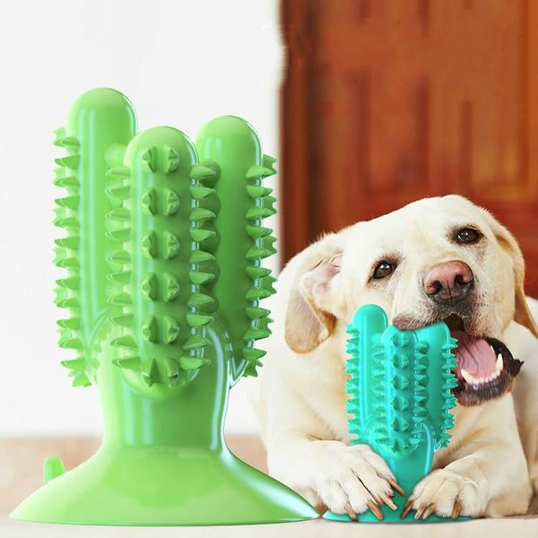 

pet supplies new dog toothbrush dog grinding rod leakage bite-resistant bite toy toy rubber chew