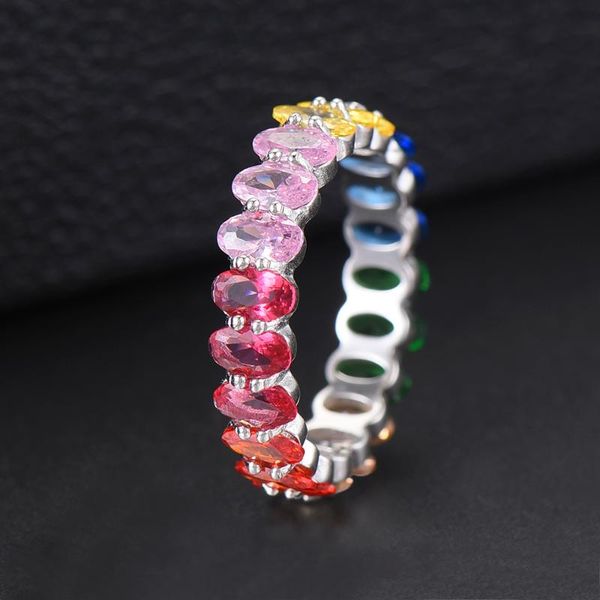 

wedding rings trendy multicolors cubic zirconia finger for african women engagement ring gothic, Slivery;golden