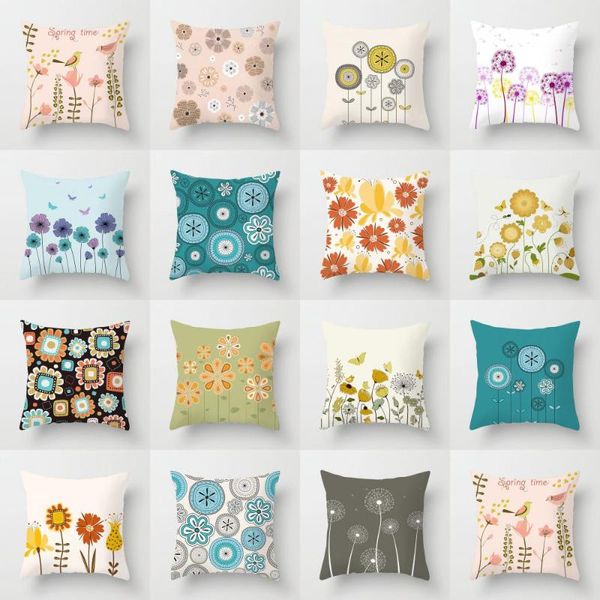 

cushion/decorative pillow flower cover home decor sofa outdoor cushions throw pillows for living room el garden car square chair