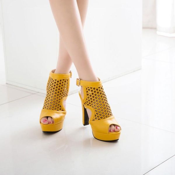 

sandals big size 11 12 13 14 15 16 17 18 19 ladies summer platform women shoes woman fishmouth waterproof, Black