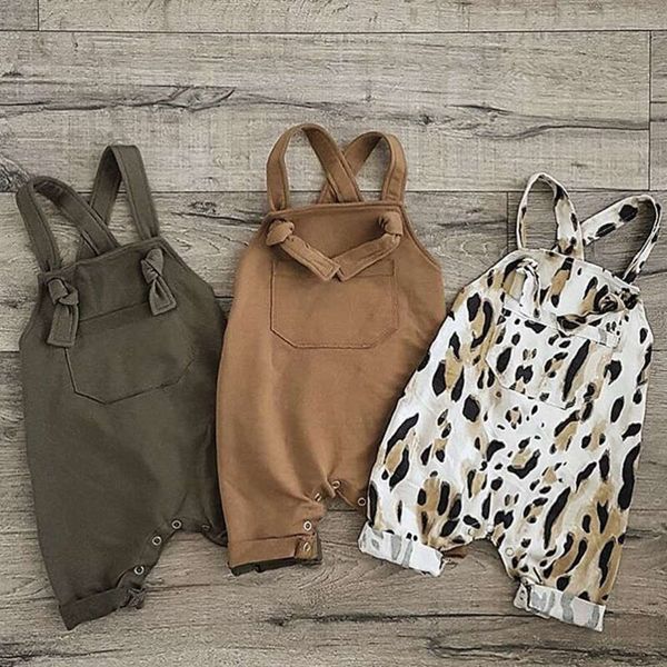 

2020 new summer baby children's suspenders fashion versatile men's and women's work pants, Blue