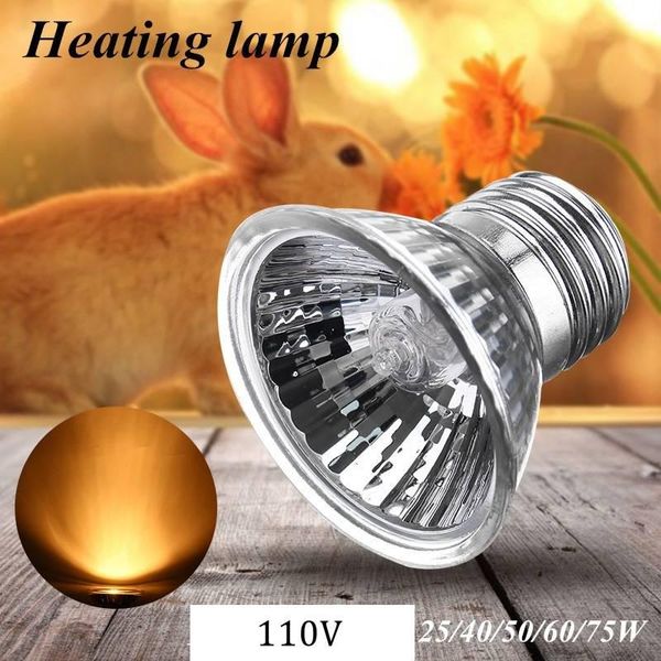 

bulbs 110v e27 led pet heat lamp bulb 25w 40w 50w 60w 75w uva uvb reptile terrarium brooder light warmwhite