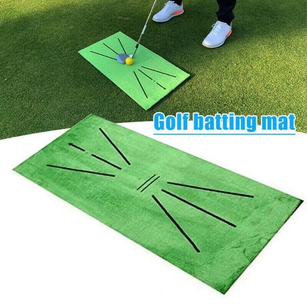 

golf training mat swing detection batting mini golf practice training aid cushion game home outdoor use indoor practice mat