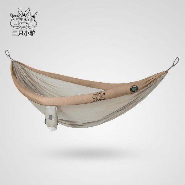 

camp furniture double inflatable hammock outdoor swing children anti-rollover wild camping anti-mosquito net