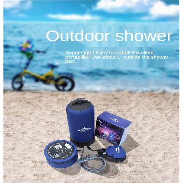 

outdoor bags portable shower bag temporary mountaineering bath camping mobile car wash water storage