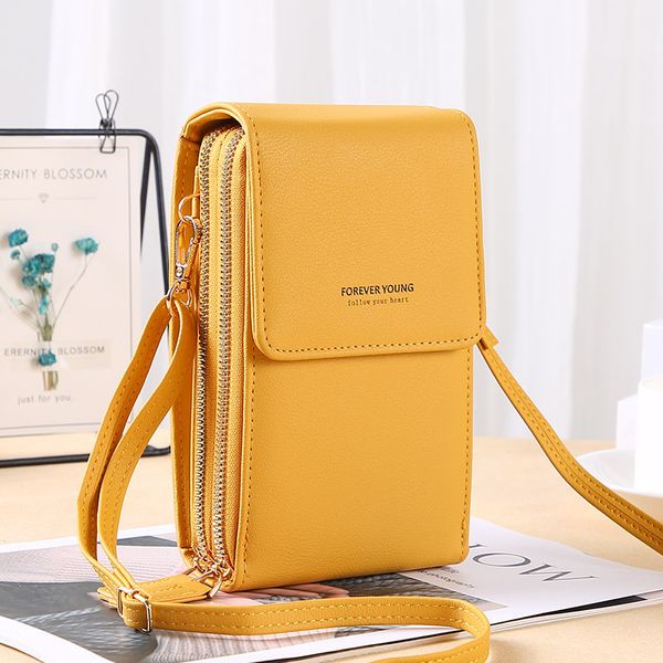 Дизайнерская роскошная женская сумка через плечо, длинный кошелек для мобильного телефона, кредитной карты Change221W