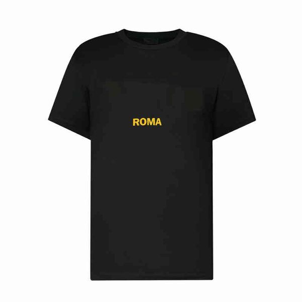 

women's t-shirt luxury casual designer short sleeve round neck couple t-shirt 100% cotton wholesale black and white size xs~l x87u