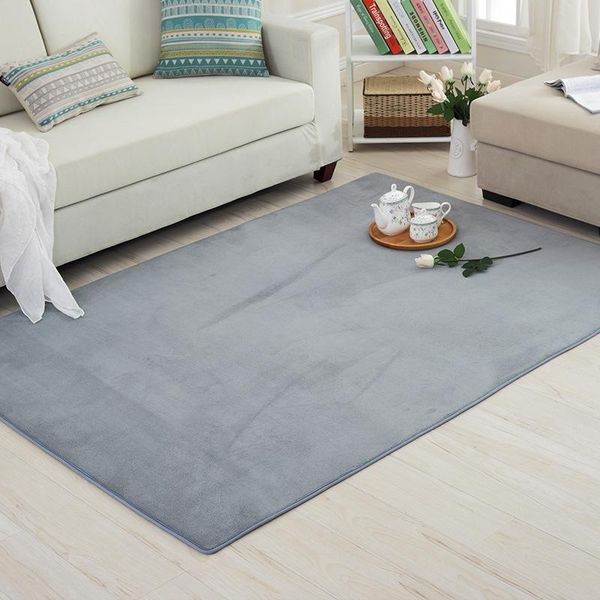 

carpets solid color to the nursery coral velvet rugs modern home living room bedroom bedside tatami crawling mat on floor