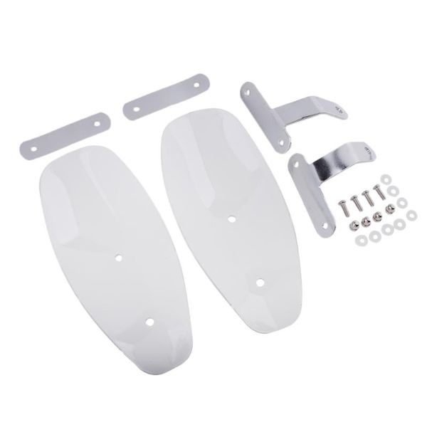 

handlebars motorcycle motorbike hand guard wind protector for chopper cruiser clear