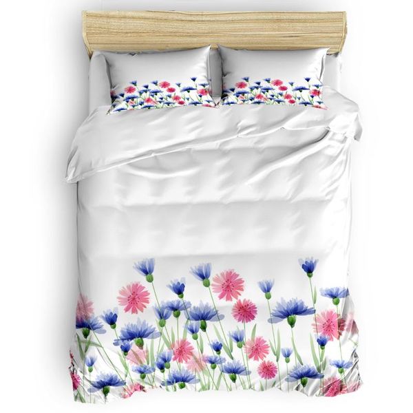 

bedding sets mothers day simple carnation flowers duvet cover set with pillowcase bedroom supplies bed comforters king size