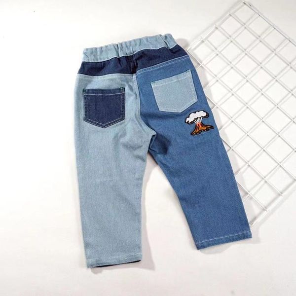 

jeans brand high-endboys casual stretch pants, Blue