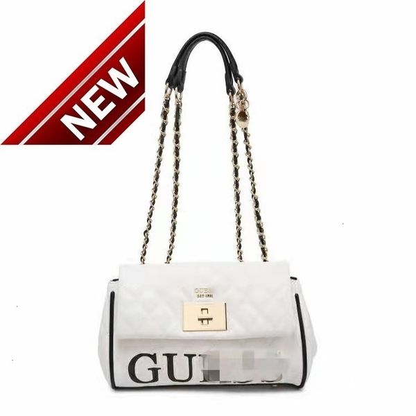 

2022 new gues women's single shoulder diagonal span rhombic chain bag