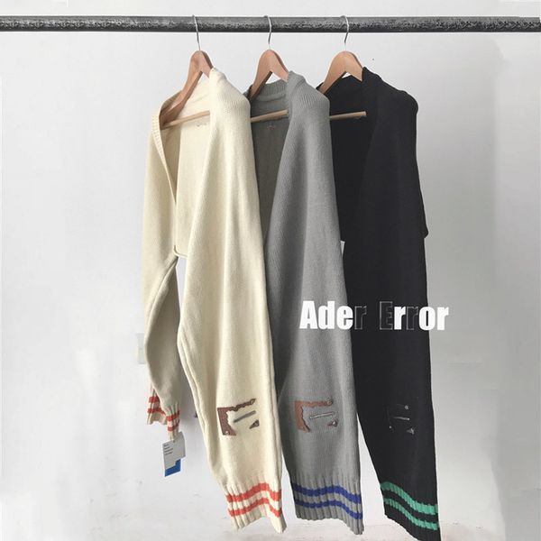 

2021 new adererror scarves men women 1:1 error torn label mitten muffler scarf knit wool-blend ader wraps nvyg, Blue;gray