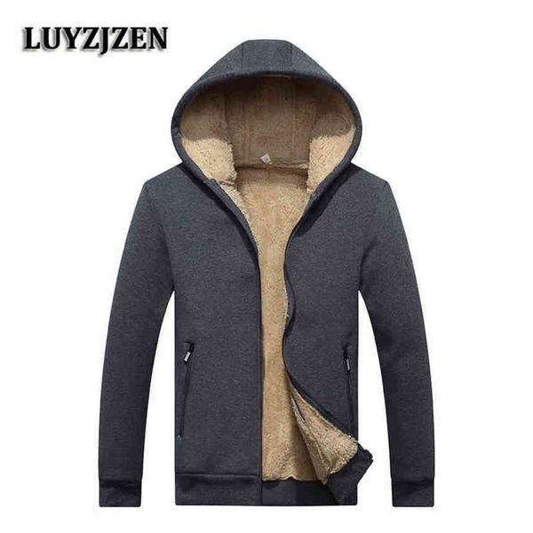 

Warm Fce Hoodi Winter Fashion Brand Casual Sweatshirt Men New Mens Hooded ets High Quality Wool 6A4, Black;brown