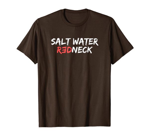 

salt water redneck t-shirt redneck boat crabbing shirt, White;black