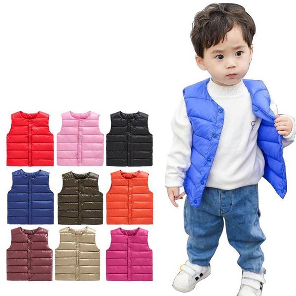 

kids vest sleeveless jacket children's clothing waistcoats for boys cotton winter autumn toddler girl vest outwear jacket casual, Camo