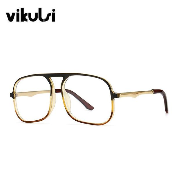 

fashion sunglasses frames 2021gradient square transparent glasses frame anti blue radiation eyewear ofice men lady vintage computer spectalc, Black
