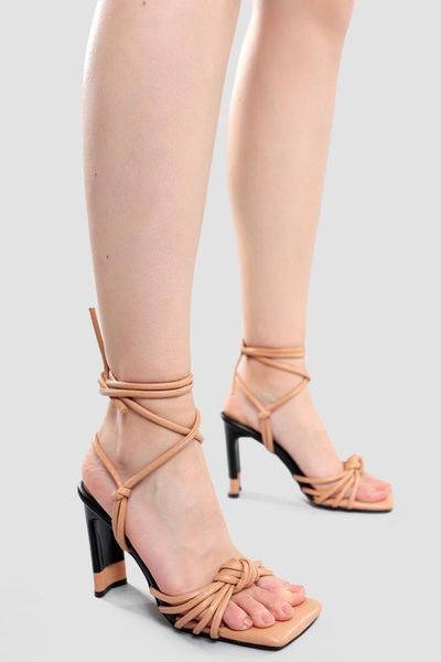 

sandals women's high-heeled, Black