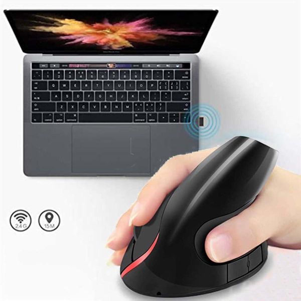 

mice wireless mouse 1600dpi wifi rechargeable engineering optical buttons vertically wirelessly protect for computer