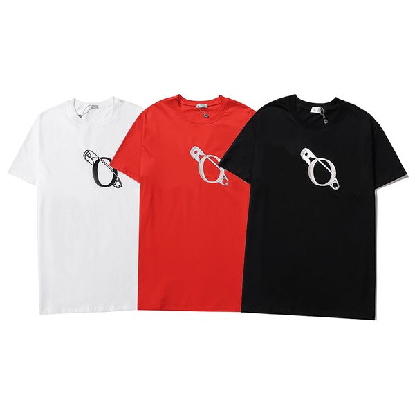 

womens t shirt ladies crew neck mens classic letter pattern trendy summer short sleeves, White