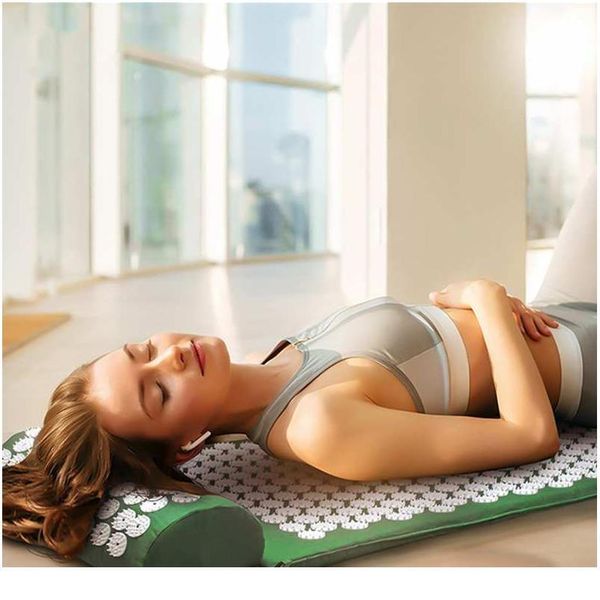 

purple yoga mat masr mas cushion acupressure mat relieve stress pain acupuncture spike yoga mat pin jllxvn
