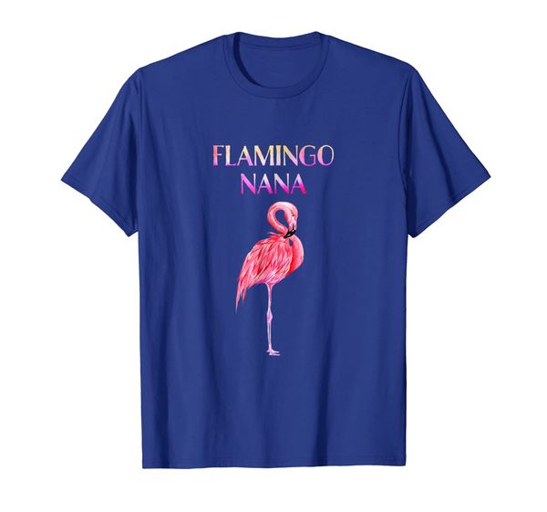 

flamingo nana awesome gift t shirt for your family lover, White;black