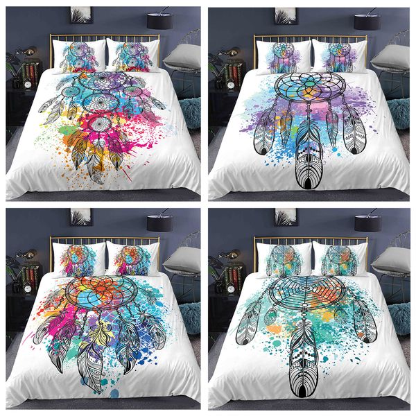 

colorful dream duvet cover sets catcher comforter covers soft fabric king  single size bedding set c0223