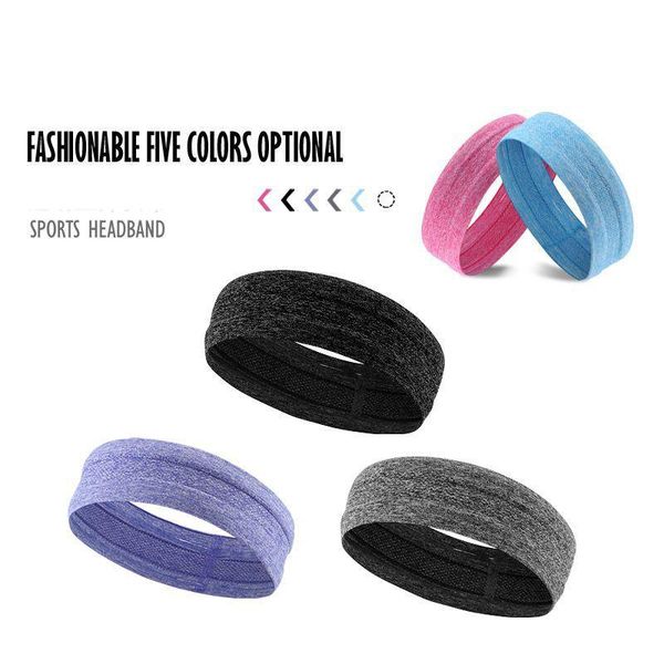 

anti slip sweatbands headband grip tennis for yoga basketball running sport athletic running sports sweat head hair sweatband, Yellow;black