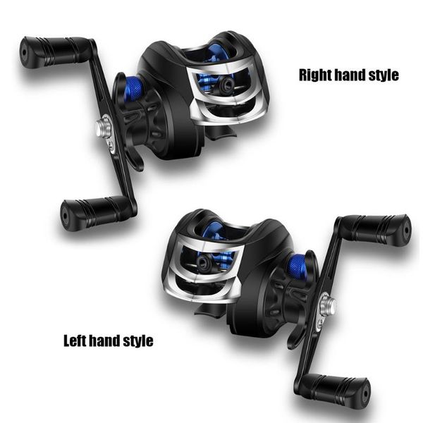 

baitcasting reels 7.2/1 all metal low profile fishing reel 8kg dragging force anti-tangling lure accessories