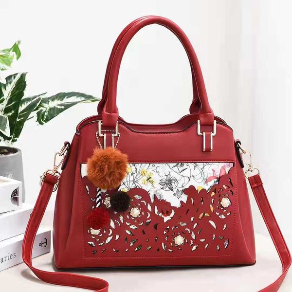 

women's bag autumn winter 2020 new fashion atmosphere handbag middle aged one shoulder messenger bag bags c0301