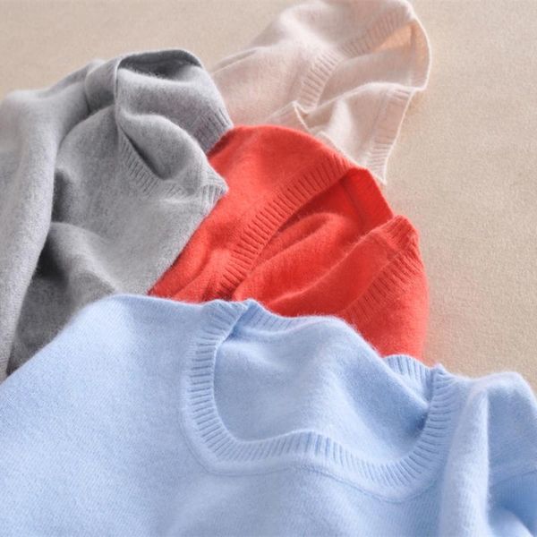 

women's sweaters jchb sheep cashmere wool sweater women solid color thin basic shirt o-neck pullover female long sleeve knitted jumpers, White;black