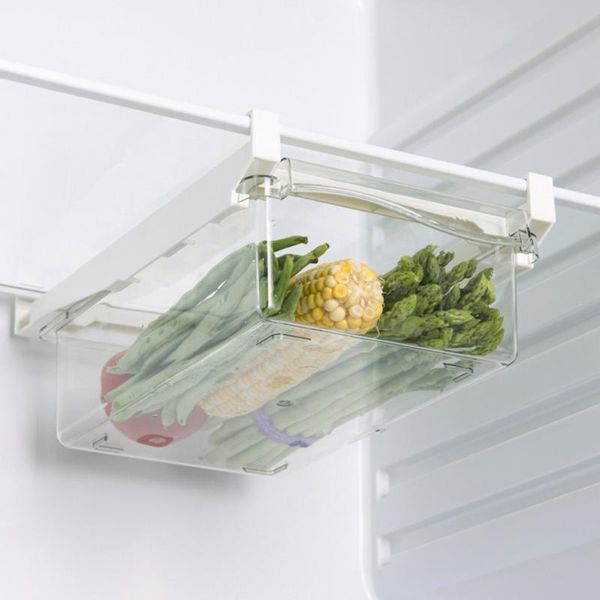 

storage bottles & jars 1pc kitchen fridge organizer rack er shelf holder cupboard