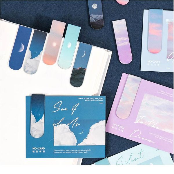 

moon stars magnet magnetic bookmarks cute magnet page markers page clips bookmark for student office reading st qyleyp