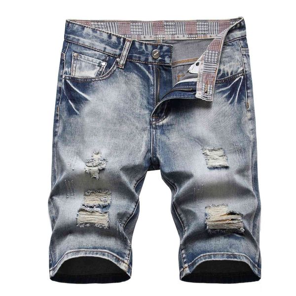 

jeans new summer 2021 nostalgic blue hand sewn for men