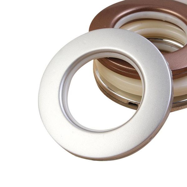 

6pcs plastic roman eyelets buckle round shaped roman rings for shower curtains grommet circle ring home decor accessories