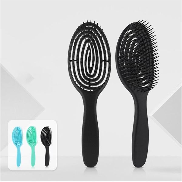 

hair brushes d2ta vented detangling brush comb anti-static scalp massage wet dry styling tool, Silver