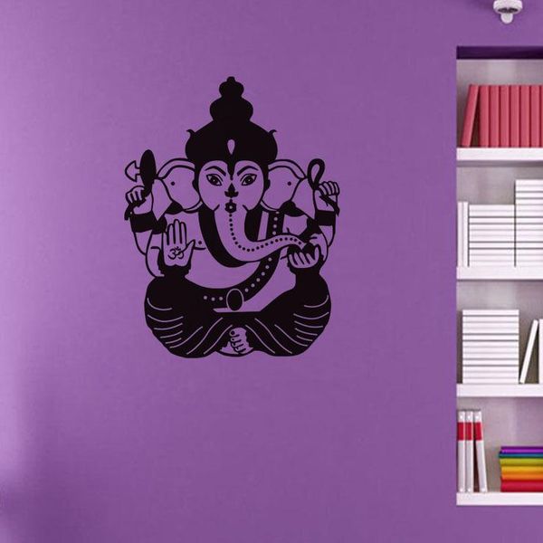 

wall stickers ganesha pattern removable sticker mural for home living room art decoration y-523