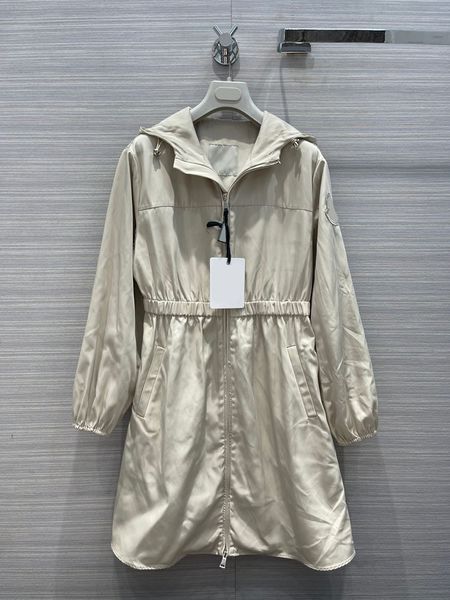 

2021 autumn milan runway jackets hooded long sleeve leisure and fashion brand same style women's coats designer 0822-8, Black;brown