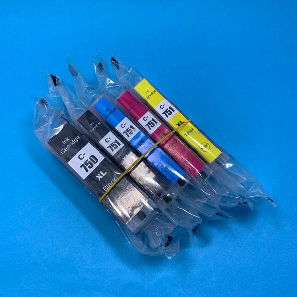

ink cartridges yotat 5pcs compatible cartridge pgi-750 cli-751 for canon pixma ip7270 mg6370 mg5470 mx727 mx927 mg7170 mg5570 mg6470 mg7570