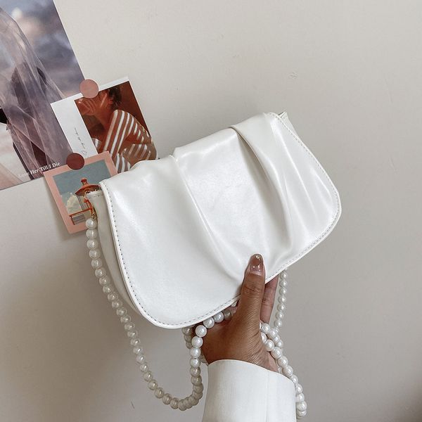 

spring/summer 2021 korean shoulder square bag the handbags fold ba cross-body trend fashion solid color new trendy ladies small version ambr