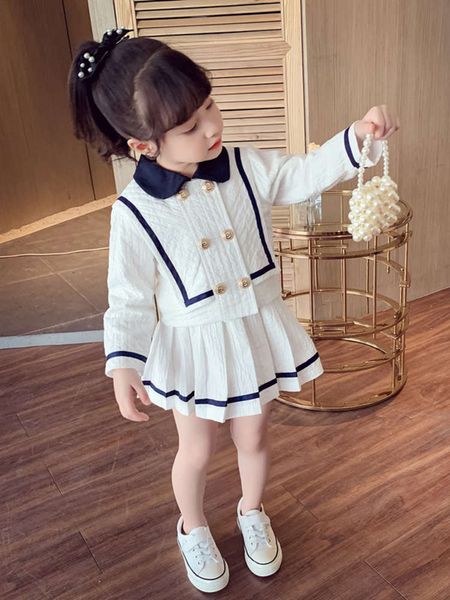 

suit children's clothing spring, White