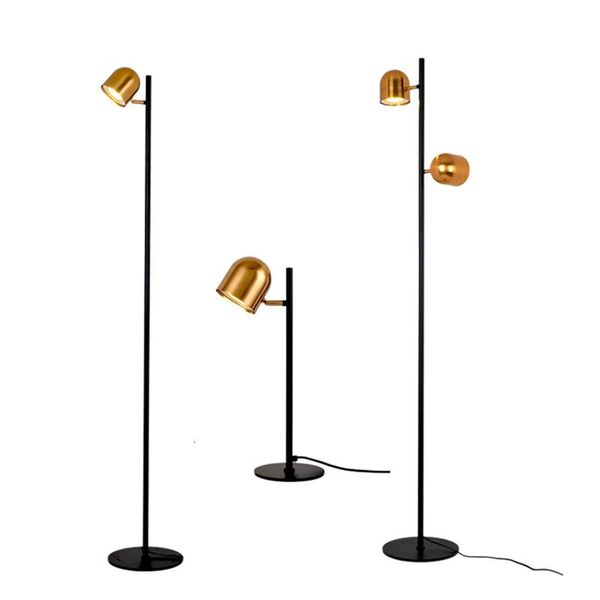 

luxury gold metal floor lamp black base fixture lampadaire