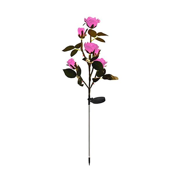 

solar lamps rose flower lawn pathway yard light garden decor landscape outdoor waterproof led lamp wedding party night simulation