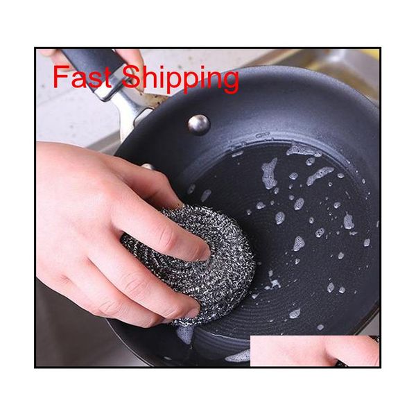 

kitchen stainless steel wash pot household department store dish washing decontamination clean wire ball w jllfvw dh_niceshop